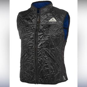 Techniche HyperKewl Riding Hiking Cooling Vest Quilted Black Deluxe Medium New